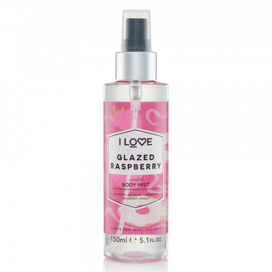 I Love Glazed Raspberry Body Mist - Освіжаючий спрей для тіла "Малина"