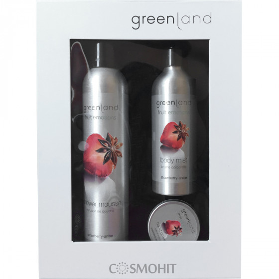 Greenland Luxurious Shower Gift Set - Набір Полуниця-Аніс