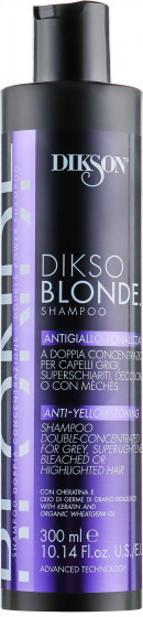 Dikson Dikso Blonde Anti-Yellow Shampoo - Посилений антижовтий шампунь