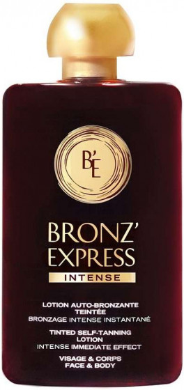 Academie Bronz'Express Intense Tinted Self-Tanning Lotion - Лосьйон-автозагар для обличчя і тіла (інтенсивна формула)