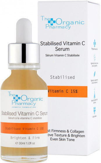 The Organic Pharmacy Stabilized Vitamin C Serum - Сироватка зі стабілізованим вітаміном С для сяйва і молодості шкіри - 1