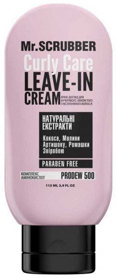 Mr.Scrubber Curly Care Leave-In Cream - Крем для кучерявого волосся