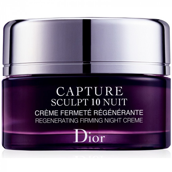 Christian Dior Capture Sculpt 10 Nuit - Нічний відновлюючий крем для обличчя та шиї