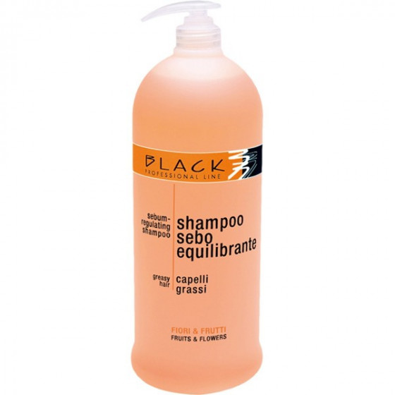 Black Professional Line Sebum-Balancing Shampoo - Нормалізуючий шампунь для жирного волосся