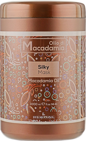 Kleral System Olio Di Macadamia Silky Mask - Маска-шовк з олією макадамії