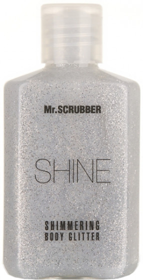 Mr.Scrubber Shine Shimmering Body Glitter "Shine Silver" - Гліттер для тіла