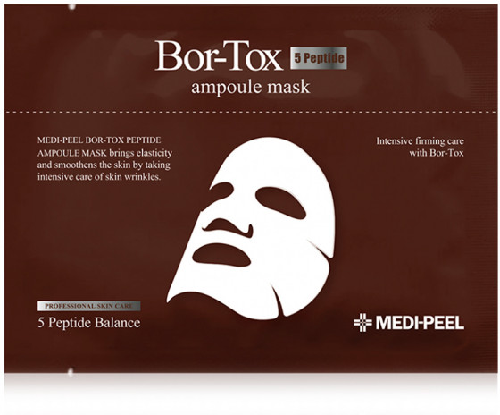 Medi Peel Bor-Tox Peptide Ampoule Mask - Ампульна ліфтинг-маска для обличчя з пептидним комплексом