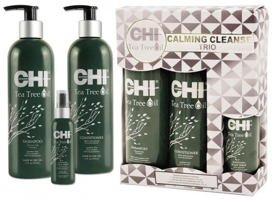 CHI Tea Tree Oil Calming Cleanse Trio - Набір з олією чайного дерева