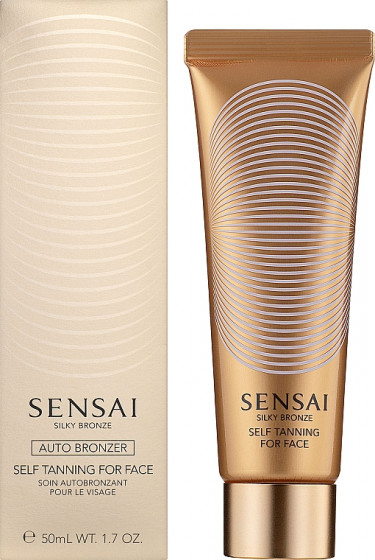 Kanebo Sensai Silky Bronze Self Tanning For Face - Крем-автозасмага для обличчя - 1