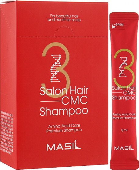 Masil 3 Salon Hair CMC Shampoo - Відновлюючий шампунь з аміноксилотами