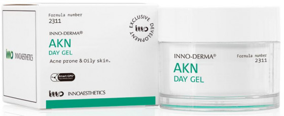 Innoaesthetics Akn Day Gel - Денний гель для жирної та схильної до акне шкіри