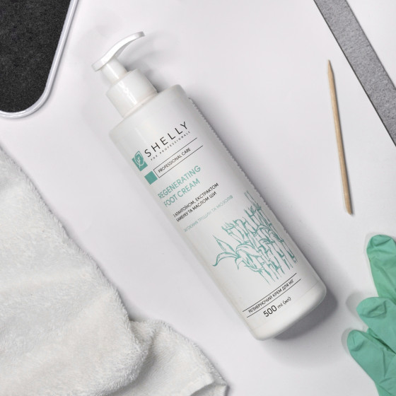 Shelly Regenerating Foot Cream with Allantoin, Bamboo Extract and Shea Butter - Регенеруючий крем для ніг з алантоїном, екстрактом бамбука та маслом ши - 1