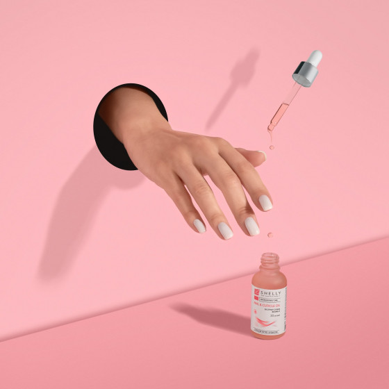 Shelly Oil & Cuticle Oil with Strawberry Extract and Vitamin E - Масло для нігтів та кутикули з екстрактом суниці та вітаміном Е - 1