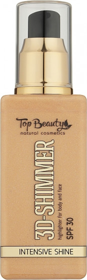 Top Beauty Premium 3D-Shimmer SPF30 - 3D-шиммер для тіла та обличчя "Інтенсивне сяйво"
