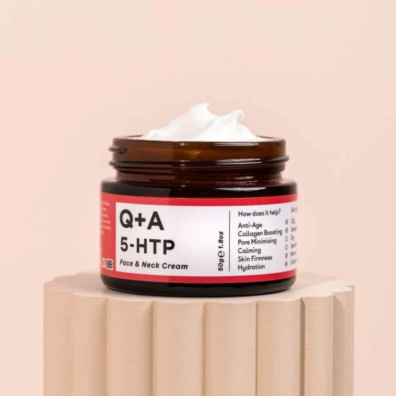 Q+A 5-HTP Face & Neck Cream - Крем для обличчя та шиї - 2