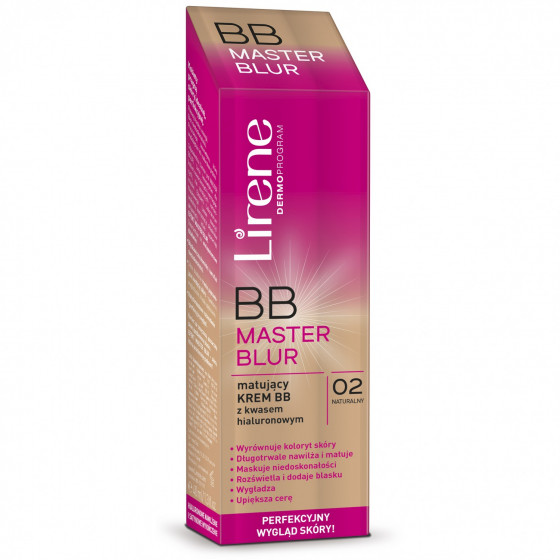 Lirene Master Blur Mattifying BB Cream - Матуючий тональний ВВ-крем з гіалуроновою кислотою - 1