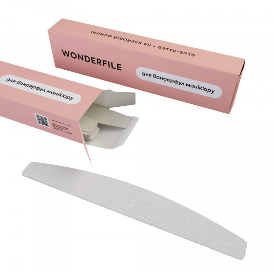 Wonderfile WFG162/240 - Клейові файли півмісяць, 162/24, 240 грит