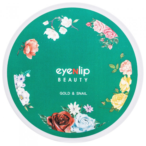 Eyenlip Gold and Snail Hydrogel Eye Patch - Гідрогелеві патчі з золотом і равликовим муцином для шкіри навколо очей - 2