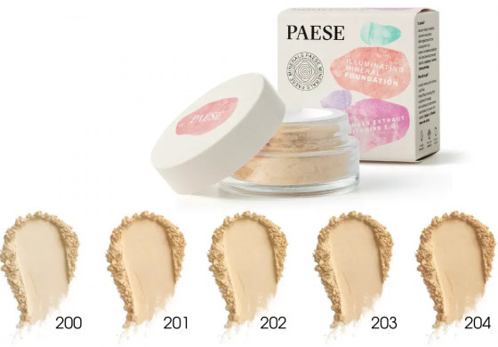 Paese Minerals Illuminating Foundation - Мінеральна розсипчаста світловідбивна пудра - 3