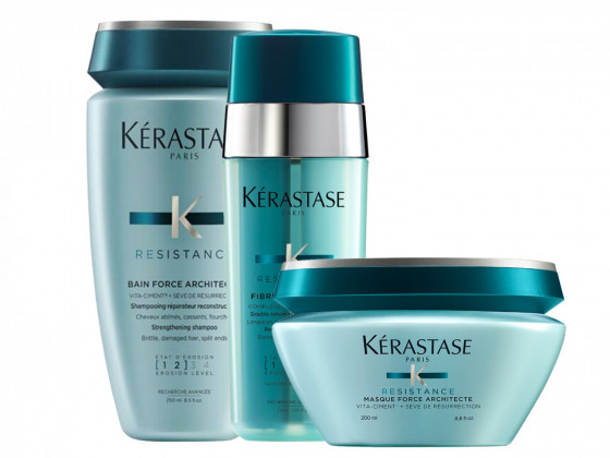 Kerastase Resistance Masque Force Architecte - Відновлююча волосся маска для пошкодженого волосся - 1