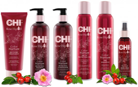 CHI Rose Hip Oil Color Nurture Protecting Conditioner - Захисний кондиціонер із олією шипшини - 1