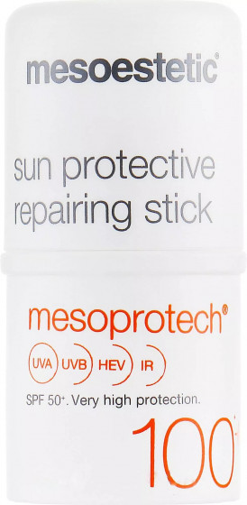 Mesoestetic Sun Protective Repairing Stick SPF100+ - Відновлюючий локальний сонцезахисний стік для чутливих зон - 3