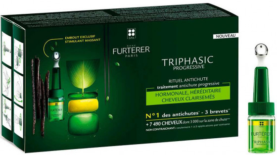 Rene Furterer Triphasic Progressive Anti-Hair Loss Ritual - Система від випадіння волосся Трифазік