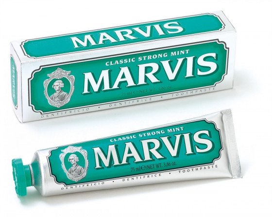  Marvis Classic Strong Mint - Зубна паста "Класична Насичена М'ята" - 2