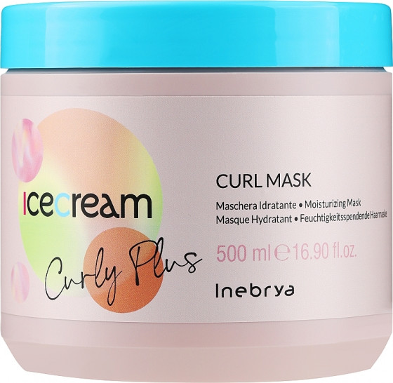 Inebrya Ice Cream Curly Plus Curl Mask - Маска для кучерявого волосся