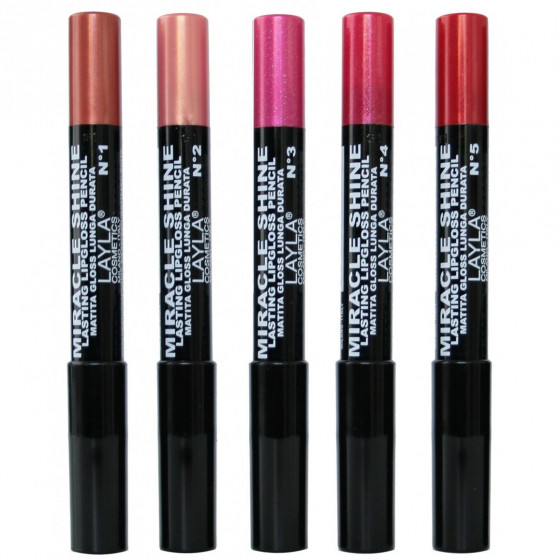 Layla Miracle Shine Lasting Lipgloss Pencil - Стійкий блиск-олівець для губ №004 - 1