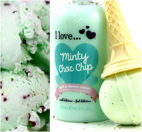 I Love Minty Choc Chip Bath & Shower Creme - Крем для ванни і душу "М'ята і шоколад" - 1