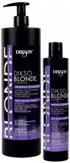 Dikson Dikso Blonde Anti-Yellow Shampoo - Посилений антижовтий шампунь - 2