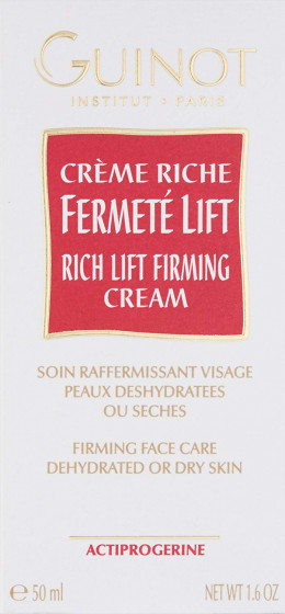 Guinot Creme Riche Fermete Lift - Нічний живильний підтягуючий крем - 1