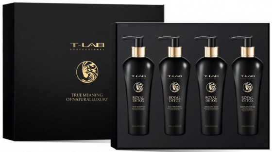 T-LAB Professional Royal Detox Pure & Glowing You Luxury Gift Set - Подарунковий набір