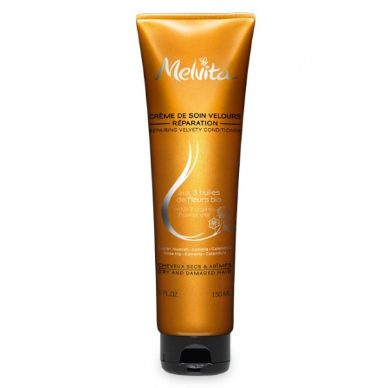 Melvita Repairing Velvety Conditioner - Відновлюючий кондиціонер для сухого і пошкодженого волосся