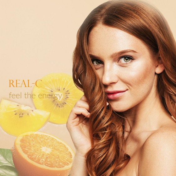 Shor Cosmetics Real-C Moisturizing Cream Vitamin C SPF25 - Зволожуючий крем з вітаміном С - 4