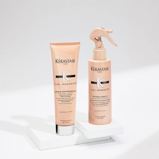 Kerastase Curl Manifesto Refresh Absolu - Незмивний освіжаючий спрей-вуаль для кучерявого волосся - 5