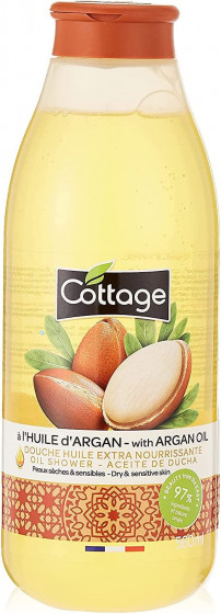 Cottage Extra Nourishing Precious Oil Shower with Nourishing Argan Shower Gel - Екстраживальна олія-гель для душу з олією аргани
