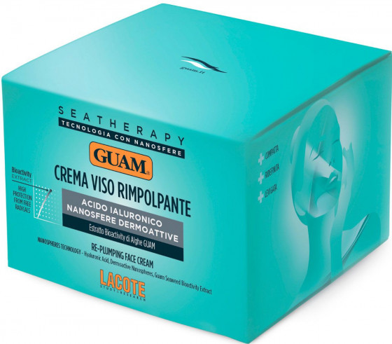 GUAM Seatherapy Viso Crema Rimpolpante - Зміцнюючий крем для обличчя від зморшок