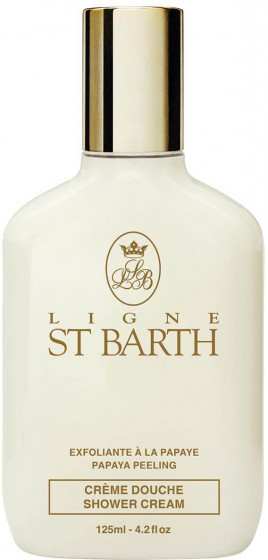 Ligne St Barth Papaya Peeling Shower Cream - Крем-пілінг для душу з екстрактом папайі