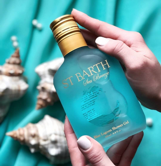 Ligne St Barth Sea Breeze Blue Lagoon Shower Gel - Гель для душу "Блакитна лагуна" - 1