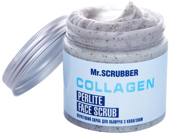 Mr.Scrubber Collagen Perlite Face Scrub - Перлітовий скраб для обличчя з колагеном