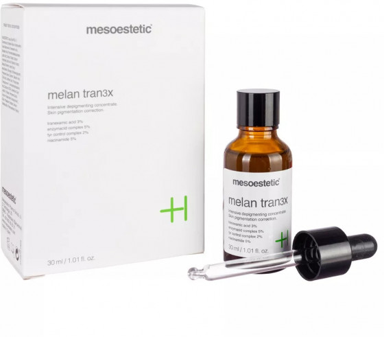 Mesoestetic Intensive Depigmentic Concentrate Melan Tran3X - Інтенсивна депігментуюча сироватка - 1