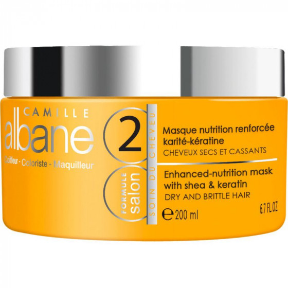 Camille Albane Enhanced-nutrition mask with shea and keratin - Поживна маска з каріте і кератином