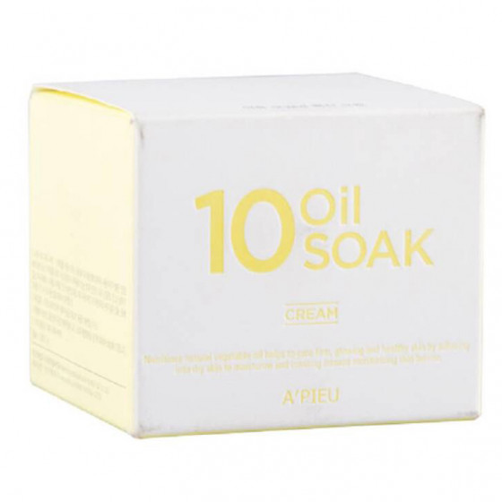 A'Pieu 10 Oil Soak Cream - Інтенсивний крем на основі натуральних олій - 2