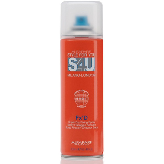 Alfaparf S4U Fx'D Super Dry Fixing Spray - Сухий спрей сильної фіксації для завершення укладання