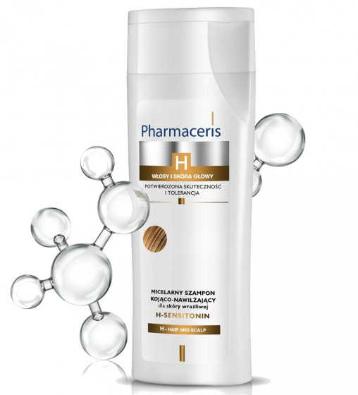 Pharmaceris H-Sensitonin Professional Soothing Shampoo for Sensitive scalp - Заспокійливий шампунь для чутливої ​​шкіри голови - 1