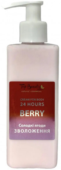 Top Beauty 24 Hours Cream for Body "Sweet Berry" - Крем для тіла та рук зволоження 24 години "Солодкі Ягоди"