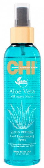 CHI Aloe Vera Curl Reactivating Spray - Спрей для волосся з алое