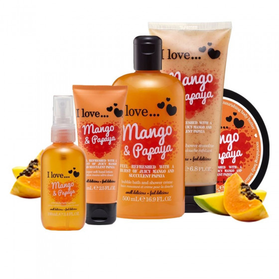 I Love Mango & Papaya Body Spritzer - Освіжаючий спрей для тіла "Манго і папайя" - 3